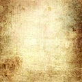 Grunge background, old paper texture, faded, dirty, spots, rough, empty, space for text, beige, brown, vintage Royalty Free Stock Photo