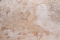 Grunge background with old stucco wall texture of beige color. cracks Royalty Free Stock Photo