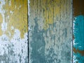 Grunge Background of Old Wooden Wall with Weathered Paint