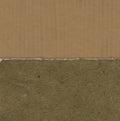 Grunge background with torn paper texture on cardboard Royalty Free Stock Photo