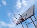 Grunge basketball basket Royalty Free Stock Photo