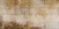 Grunge beige grey marbled paper parchment with dark brown faint and drips and empty center for your message Royalty Free Stock Photo