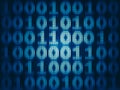 Grunge binary computer code