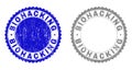 Grunge BIOHACKING Scratched Stamp Seals