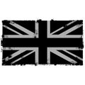 Grunge Black British Background