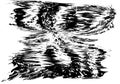 Grunge Black And White Urban Vector Texture Template. Dark Messy Dust Overlay Distress Background. Easy To Create Abstract