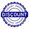 Grunge blue discount word round rubber seal stamp on white background Royalty Free Stock Photo