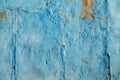 Grunge blue old cement wall texture background Royalty Free Stock Photo
