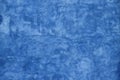 Grunge blue painted plaster wall background Royalty Free Stock Photo