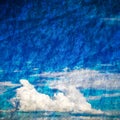 Grunge blue sky textured background Royalty Free Stock Photo