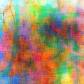 rainbow colour mondern art brush stokes weave look grunge texture multicolour background Royalty Free Stock Photo