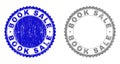 Grunge BOOK SALE Textured Stamp Seals