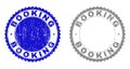 Grunge BOOKING Textured Stamp Seals