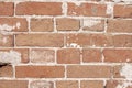 Grunge brick texture or background, wall from old destroyed bricks Royalty Free Stock Photo