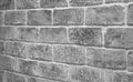 Grunge Brick Wall in Diminishing Perspective Royalty Free Stock Photo