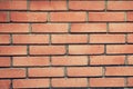 Grunge Brick Wall Horizontal Background. Vintage brickwork backdrop or Pattern of modern brick wall. Grunge great for your design