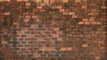 Grunge brick wall, old brickwork Royalty Free Stock Photo