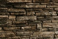 Grunge brick wall, old brickwork view Royalty Free Stock Photo