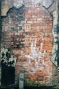 Grunge Brick Wall texture with arch