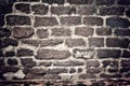 Grunge brick wall texture background with vintage and vignette t Royalty Free Stock Photo