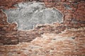 Grunge brick wall texture background with vintage and vignette t Royalty Free Stock Photo