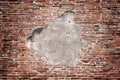 Grunge brick wall texture background with vintage and vignette t Royalty Free Stock Photo