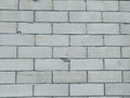 Brick wall background texture white brick stones isolated Royalty Free Stock Photo