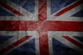 Grunge British flag Royalty Free Stock Photo