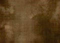 Grunge brown old paper parchment background with cooper dirty faint and drop marble stains