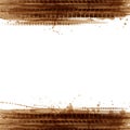 Grunge brown two tire background