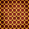 Grunge brown and yellow circles backdrop