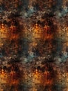 Grunge burned background seamless pattern, created with generative AI