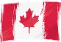 Grunge Canada flag