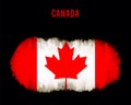 Grunge Canada flag Royalty Free Stock Photo