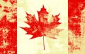 Grunge Canadian Flag