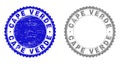 Grunge CAPE VERDE Textured Stamp Seals