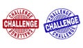 Grunge CHALLENGE Textured Round Stamps