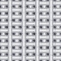 Grunge check 3d greek vector seamless pattern.