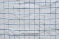 Grunge checked fabric background or texture Royalty Free Stock Photo