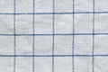 Grunge checked fabric background or texture Royalty Free Stock Photo