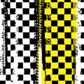 Grunge checkered racing background