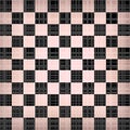 Grunge chessboard vector background. Royalty Free Stock Photo