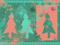 Grunge Christmas background Royalty Free Stock Photo