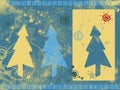 Grunge Christmas background