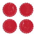 Grunge circle stamp