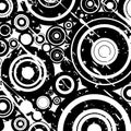 Grunge circles background