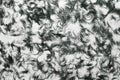 Grunge circular polished hardwood texture - fantastic abstract photo background
