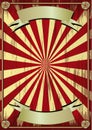 Grunge circus background Royalty Free Stock Photo