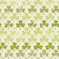 Grunge clover pattern