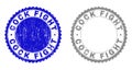 Grunge FIGHT Textured Stamp Seals